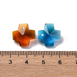 100pcs 10 Farben Glasanhänger&nbsp;AJEW-H154-08A
