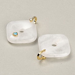 Pendentifs de cristal de quartz naturel&nbsp;GG-CBA4625-04G-04