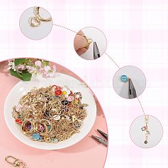 1 sachet kit de porte-clés à faire soi-même&nbsp;DIY-GL0007-19B