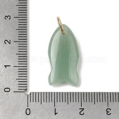 Pendentifs en aventurine vert naturel&nbsp;X-G-A297-01G-07