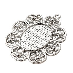 Aluminium-Anhänger Fassungen für Cabochons&nbsp;PALLOY-CJX88-P-LF
