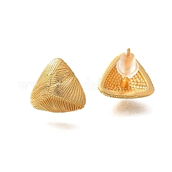 Orecchini a triangolo in ottone&nbsp;EJEW-Z083-03G