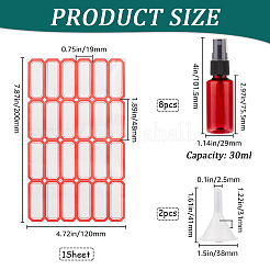 Flaconi spray di plastica portatili vuoti&nbsp;AJEW-GF0009-72A-02