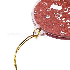 Decorazione pendente in acrilico a tema natalizio&nbsp;HJEW-G021-01C