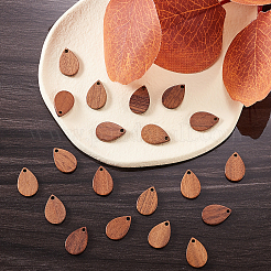 20pcs pendentifs en bois de noyer&nbsp;WOOD-CJ0001-24