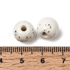 Perline rotonde in ceramica fatte a mano con effetto maculato&nbsp;PR-NH0001-02A