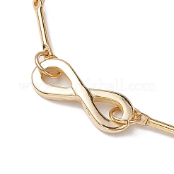 Messing Bar Gliederkette Armbänder&nbsp;BJEW-JB10503