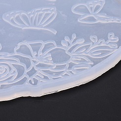 Flach rund mit Silikonformen für Blumen- und Schmetterlingstassen&nbsp;DIY-M034-29
