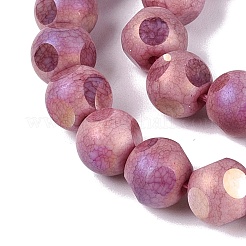 Fili di perline di vetro opache tinte con effetto ombré&nbsp;EGLA-Q130-01A-15