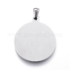 Pendentifs en acier inoxydable 304 anti-ternissement&nbsp;LS-STAS-G124-08P