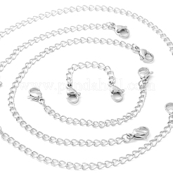 Rallonge de chaîne en acier inoxydable 304 résistant au ternissement&nbsp;STAS-LS0001-44P