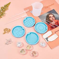 DIY Autountersetzer Silikonformen Kits&nbsp;DIY-OC0003-56