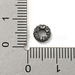 Messing Micro Pave klare Zirkonia Perlen&nbsp;KK-G493-45B