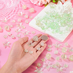 94pcs 4 Arten transparente Acrylperlen&nbsp;TACR-TA0001-84
