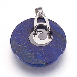 Natürlich gefärbte Lapislazuli-Anhänger&nbsp;KK-F751-D20