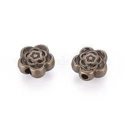 Tibet perline in metallo di bronzo&nbsp;X-MLF0590Y-NF