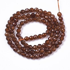 Fili di perle di granato arancione naturale&nbsp;G-R462-029C