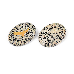 Dalmatien naturel jaspe cabochons&nbsp;G-T143-28J