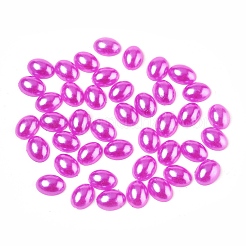 Cabochons en plastique ABS d'imitation nacre&nbsp;SACR-R755-8x6mm-Z30