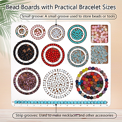 Plateaux d'assemblage de perles en bois&nbsp;WOOD-WH0042-26A