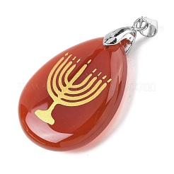 Pendentifs pierres précieuses naturelles mixtes&nbsp;G-F786-09A