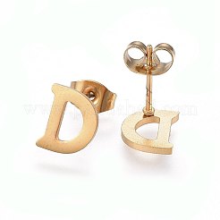 Conjuntos de joyas con colgantes y aretes de acero inoxidable 304&nbsp;SJEW-P099-04G