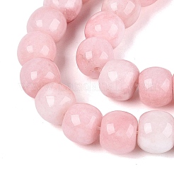 Natürliche weiße Jade perlen Stränge&nbsp;G-N359-12A-01