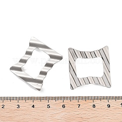 Anlaufgeschützte Ohrstecker-Beschläge aus Edelstahl 304&nbsp;STAS-P357-02P