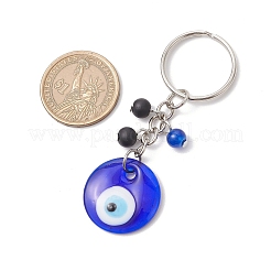 3 llavero de ojo malvado hecho a mano con lámpara&nbsp;KEYC-JKC01252-02