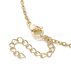 Colliers avec pendentif en pierres précieuses naturelles mélangées&nbsp;NJEW-JN04644-01