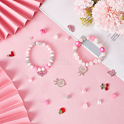 Kit de fabrication de bracelets à thème de Noël à faire soi-même&nbsp;DIY-SC0023-42