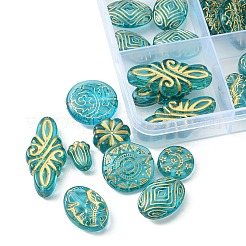 12 stili placcatura perline acriliche&nbsp;FIND-YW0003-05