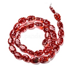 Fili di perline di vetro millefiori fatto a mano&nbsp;LK-C001-01