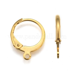 304 Edelstahl-Ohrring-Beschläge mit Klappverschluss&nbsp;STAS-P210-30G