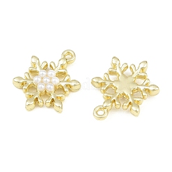 Pendentifs en alliage et plastique ABS avec perles&nbsp;PL-CBAF039-01G