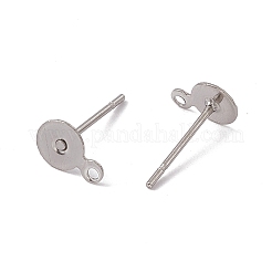 Boucles d'oreilles à tige en acier inoxydable 304 anti-ternissement&nbsp;STAS-E029-3