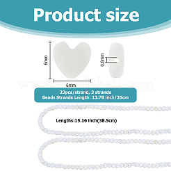 2 Strang natürliche Süßwasser-Muschelperlen&nbsp;SHEL-HS0001-13