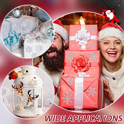 3 Beutel Weihnachts-Winter-Themen-Papieraufkleber&nbsp;DIY-BC0016-12