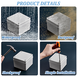 Wasserdichte Kabelboxen aus ABS-Kunststoff für den Außenbereich&nbsp;CON-WH0089-232B