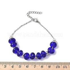 Bracciali a catena in acciaio inossidabile 304&nbsp;BJEW-Z123-01P