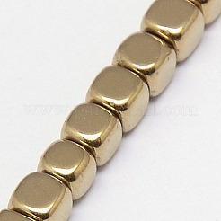 Chapelets de perles en hématite synthétique sans magnétiques&nbsp;G-J172-2x2mm-08
