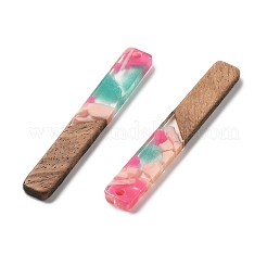 Anhänger aus Harz und Walnuss&nbsp;FIND-R051-07B