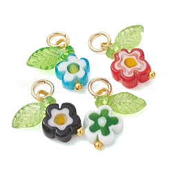 Handgefertigte Millefiori-Anhänger aus Glas&nbsp;PALLOY-JF05247
