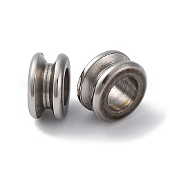 Perlas ranuradas de acero inoxidable 304 resistentes al deslustre&nbsp;STAS-I117-16D-P