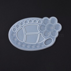 Moules en silicone pour palette de peinture bricolage&nbsp;DIY-K058-06