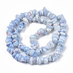 Eau douce naturelle de coquillage perles brins&nbsp;SHEL-N003-23-B02