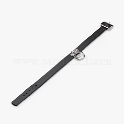 Collane di choker in pelle di pelle di punk rock style&nbsp;X-NJEW-D287-06