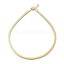 Collar unisex de cadena de espiga de acero inoxidable 304 con revestimiento iónico (IP)&nbsp;NJEW-O119-01B-G