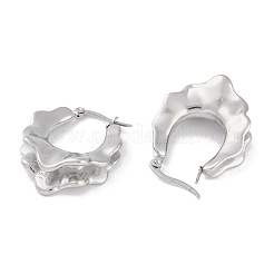 Pendientes de aro de acero inoxidable 304 que no se deslustran&nbsp;EJEW-C105-09P