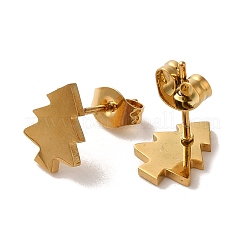 PVD-Vakuumbeschichtung 304 Edelstahl Ohrstecker&nbsp;EJEW-Z040-47G
